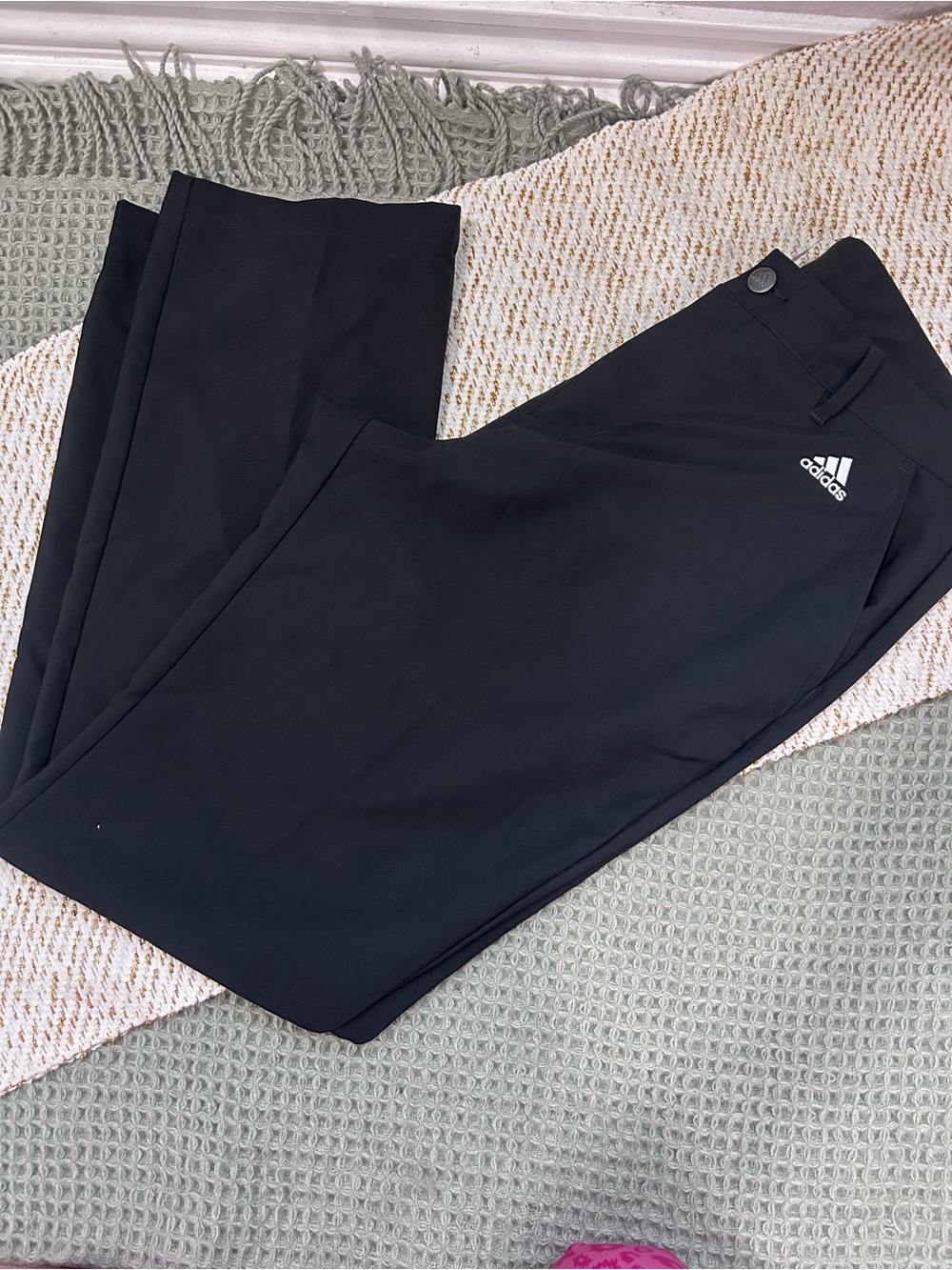 adidas Men's Black Golf/Performance Pants